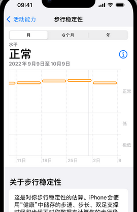 北碚iPhone手机维修如何在iPhone开启'步行稳定性通知'