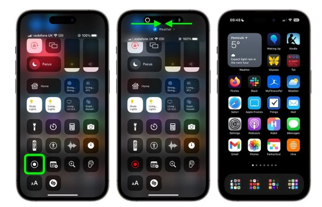 北碚苹果手机维修分享iPhone14录屏如何隐藏灵动岛和红色指示器 