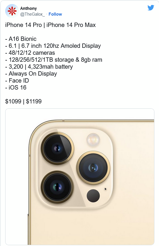 北碚苹果14维修分享iPhone 14全系涨价 