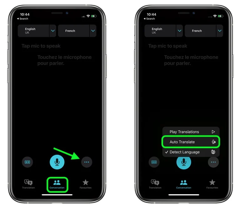 北碚苹果手机维修分享iOS 15 “翻译” App 新改进 